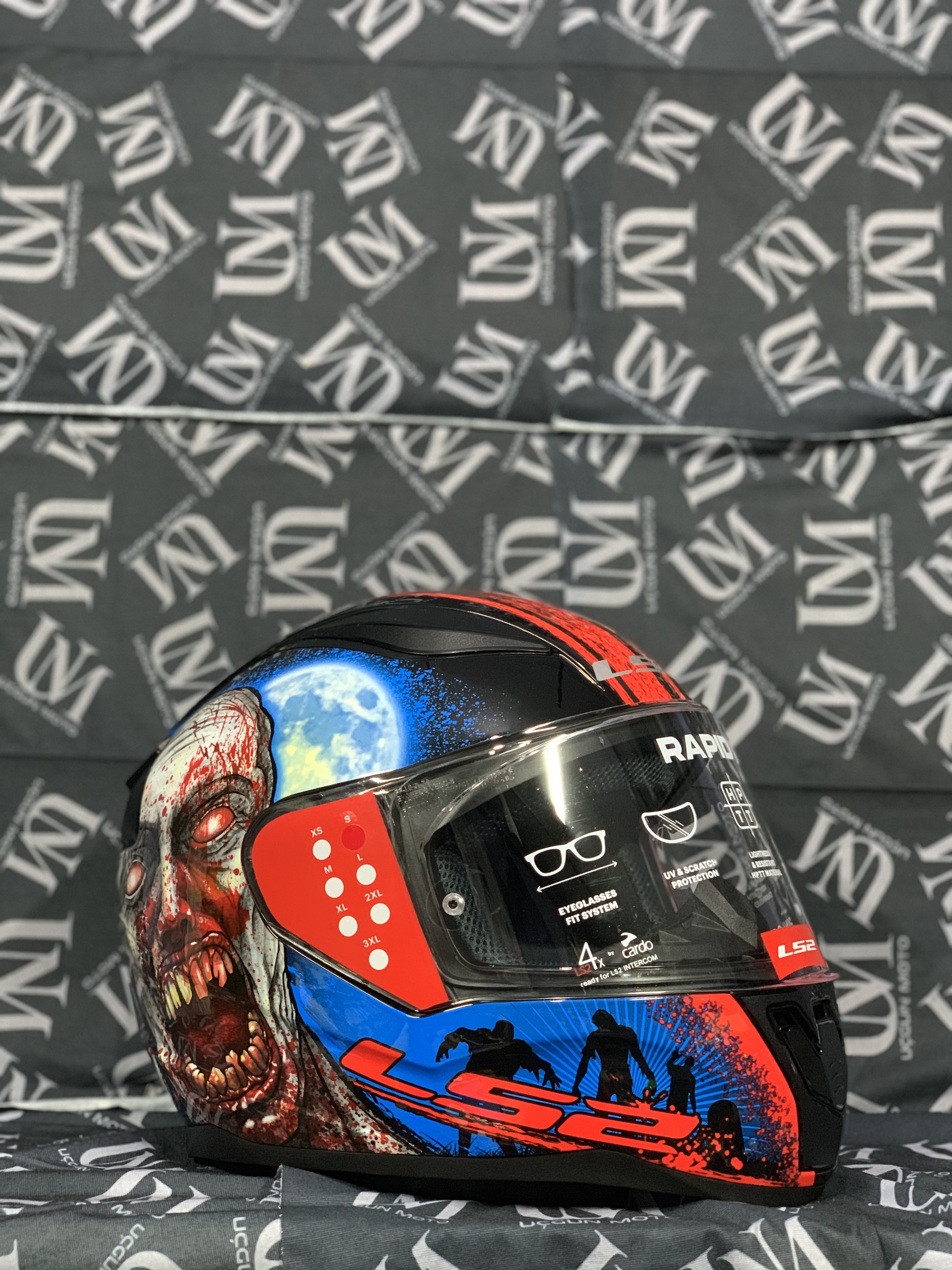 LS2 RAPİD II  ZOMBİE FULLFACE KASK